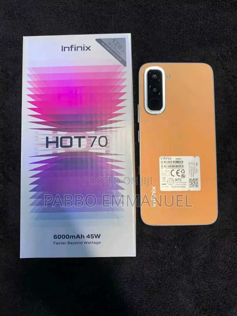 New Infinix Hot 70 128 GB Orange