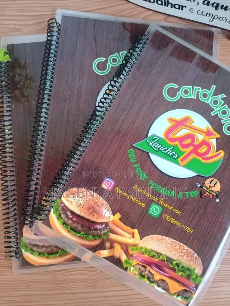 Professional MENU Design and Printing