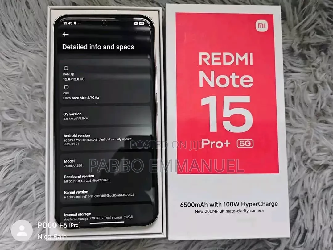 New Xiaomi Redmi Note 15 Pro+ 512 GB Bronze