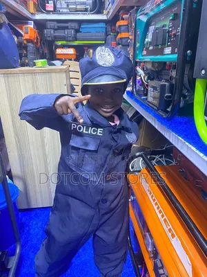Kids' Police Officer Costume With Cap