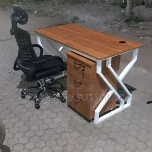 Modern-Office-Desk-120cm-Wooden-Top-Study-Reading-Table-