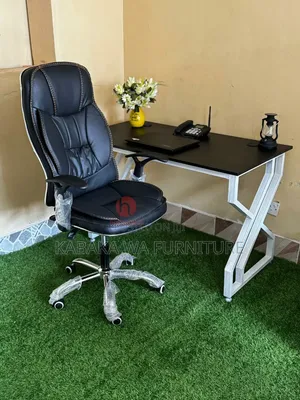 Modern-Office-Desk-120cm-Wooden-Top-Study-Reading-Table