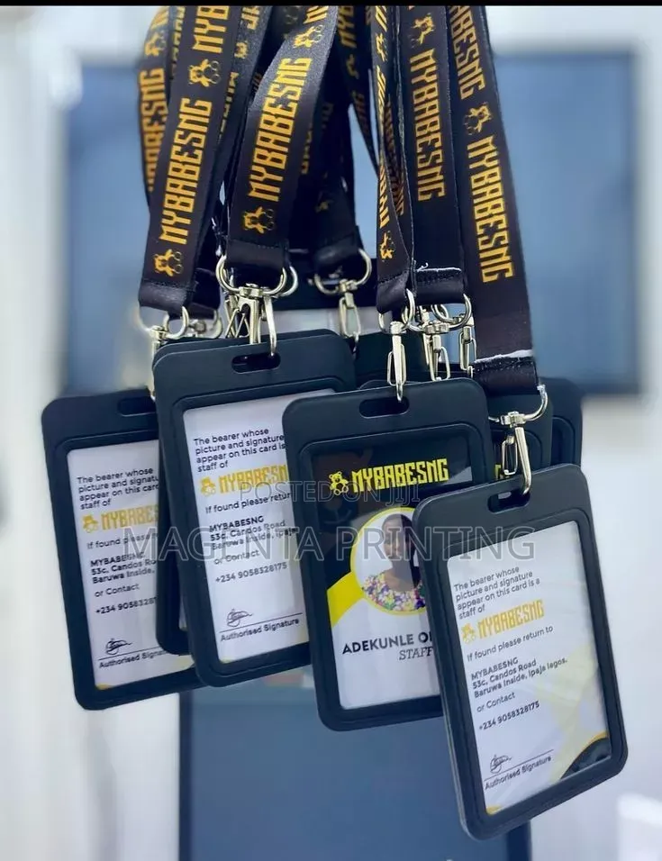 Durable Company Identity Cards Plus Lanyards