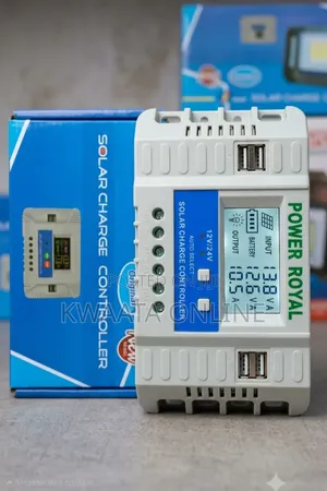 Power Royal 30W Solar Charge Controller 12v/24v Auto Select, USB Ports
