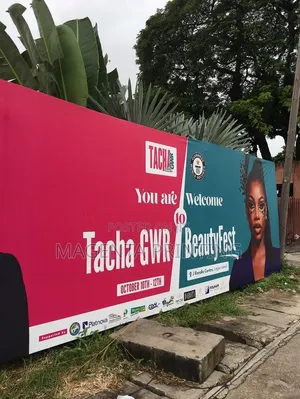 Signage Banner on Frame