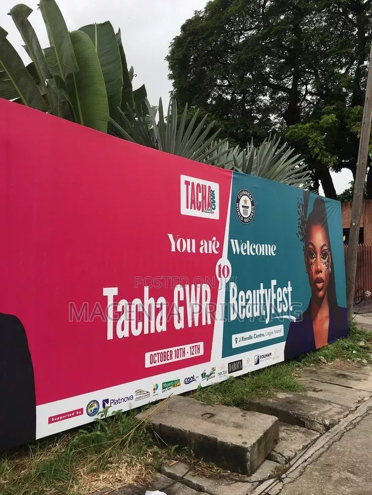 Signage Banner on Frame