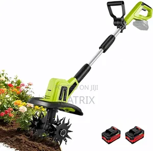 Cordless Tiller Cultivator, a Battery-Powered Garden Tool