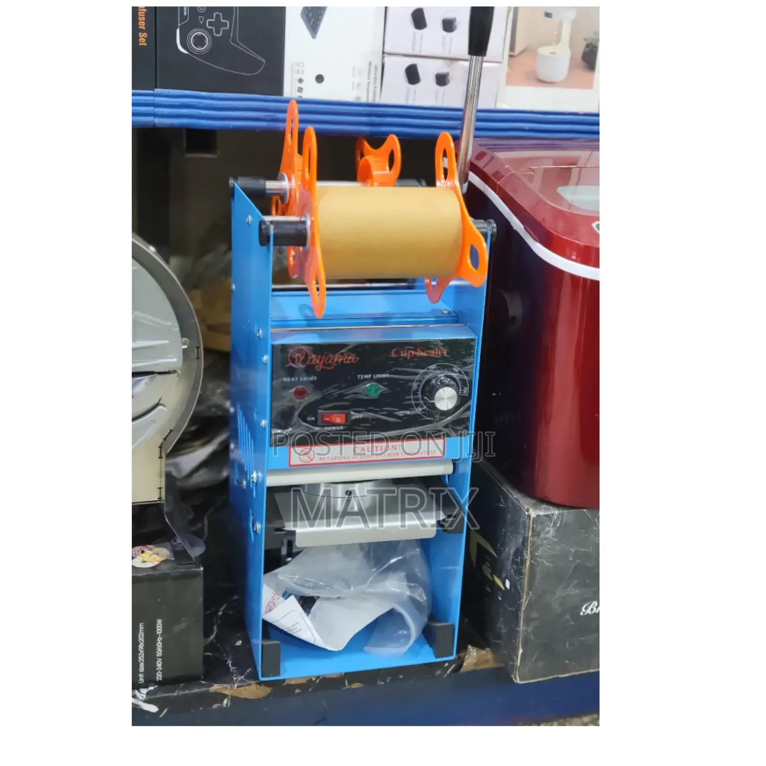 Cup Sealing Machine for Sealing Plastic Cups or Beverages Like Juice