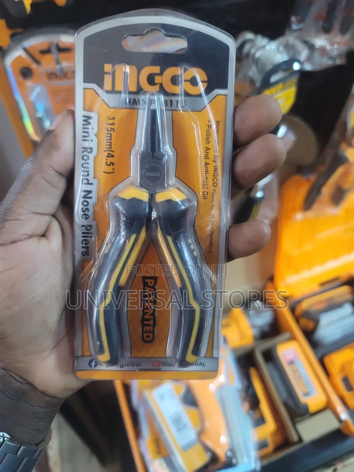 Ingco Mini Round Nose Pliers (115mm / 4.5")