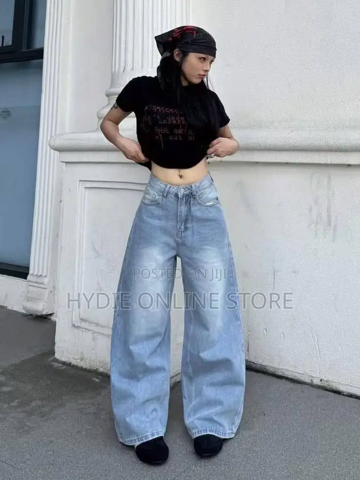 Wide Leg Baggie Ladie’s Jeans