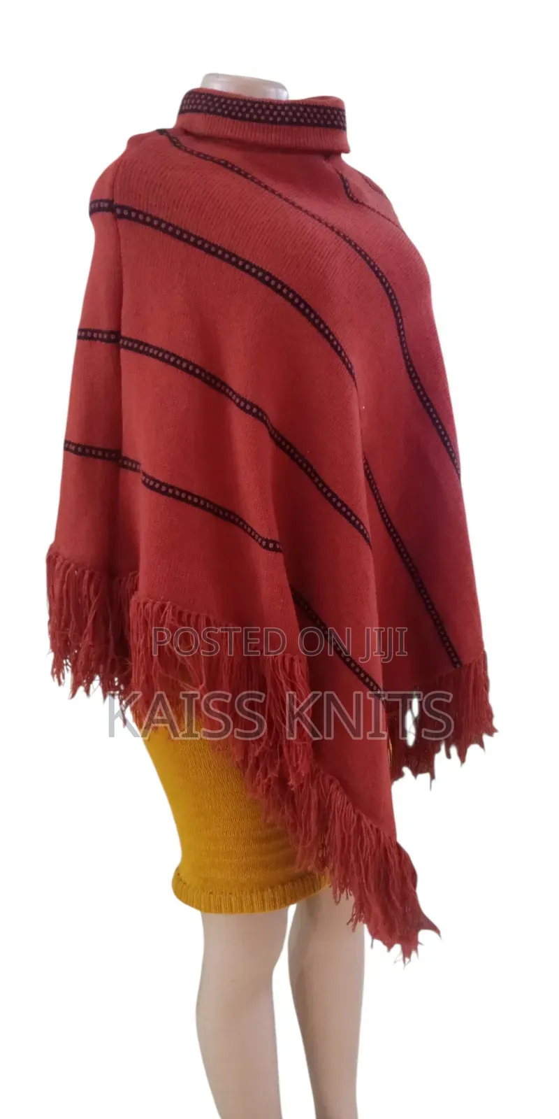Anthill Brown Women's Shawl Poncho