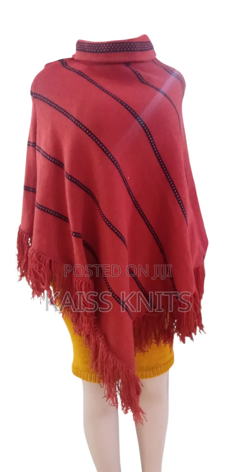 Anthill Brown Women's Shawl Poncho