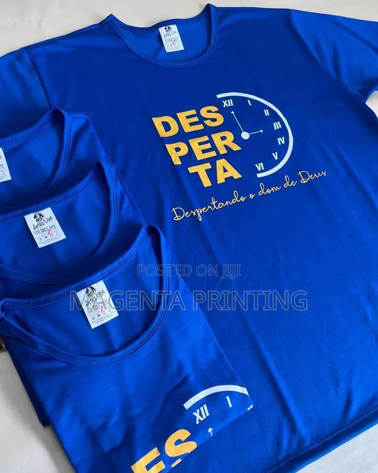 Round Neck T Shirts Printing