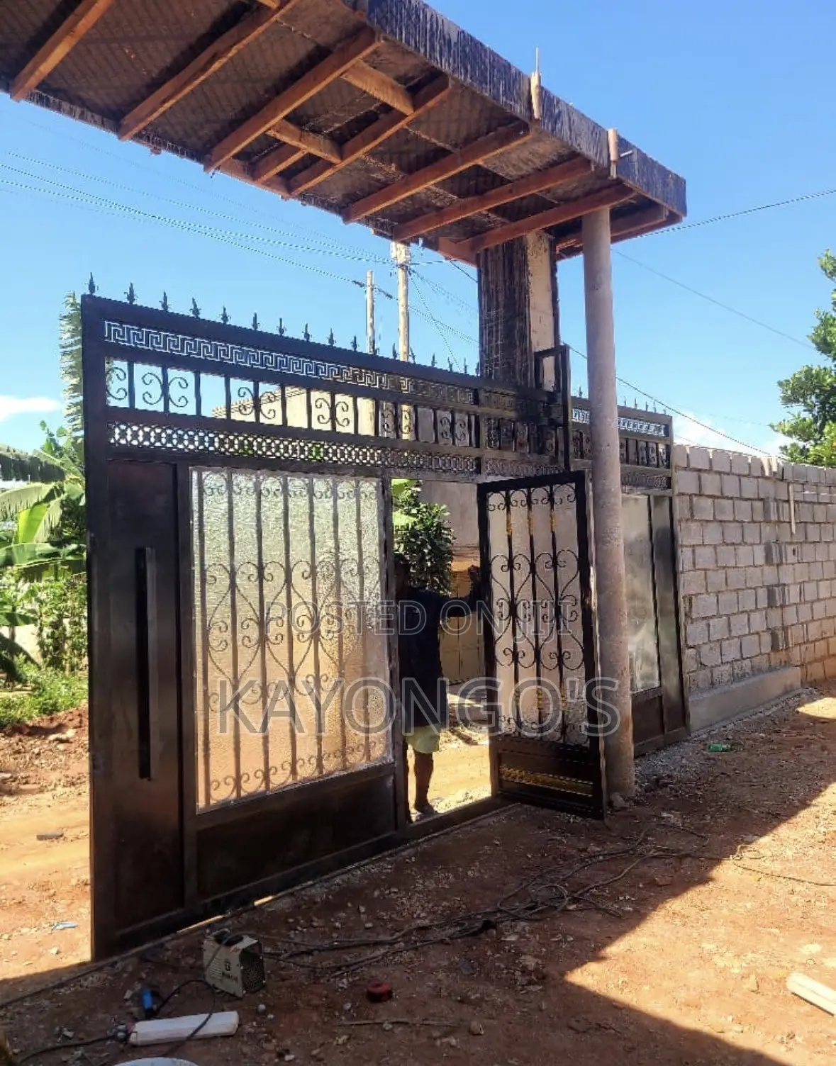 Sliding Fiber Glass Gate