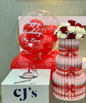 Money Tower Bouquet for Birthday