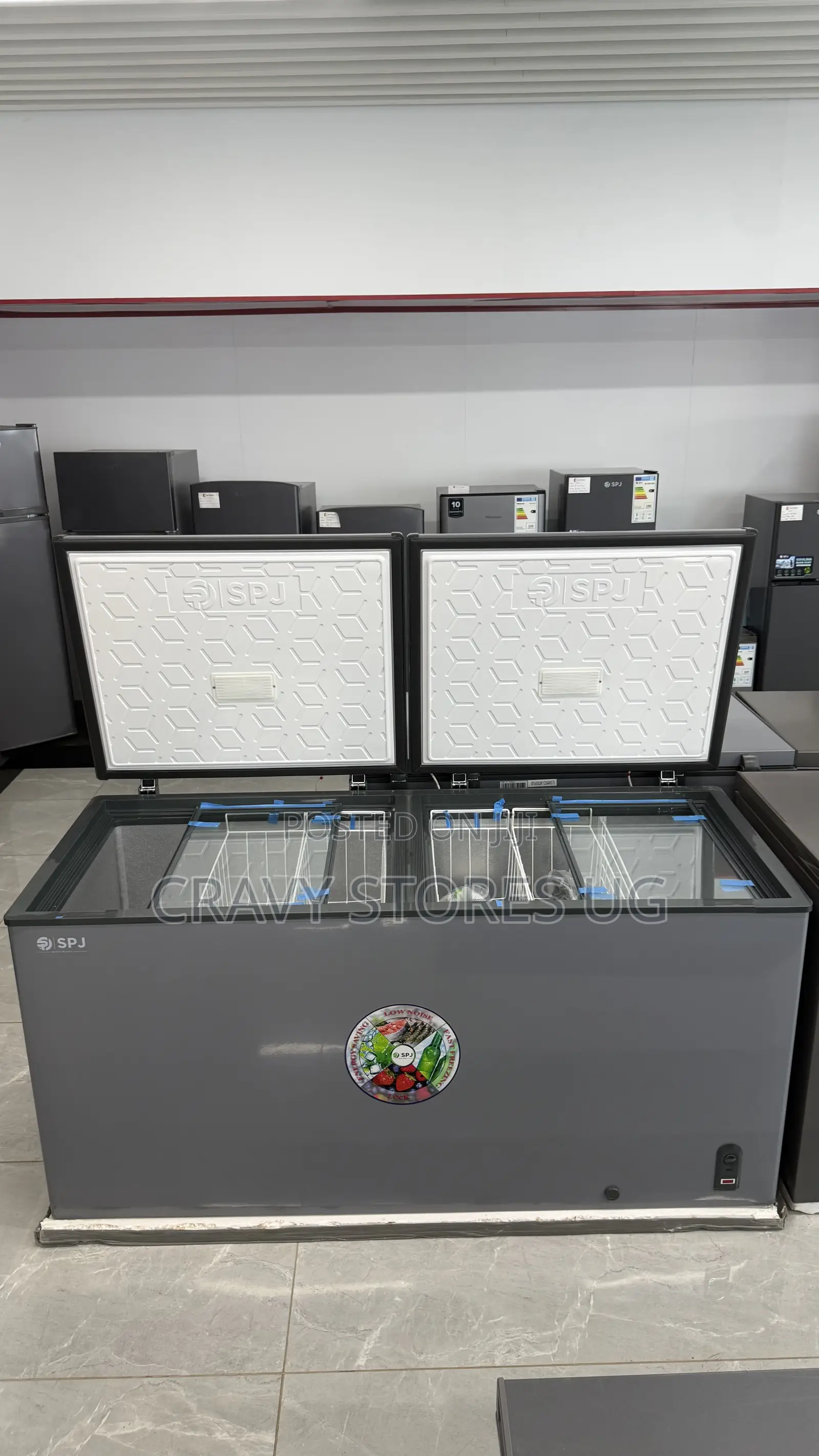 SPJ 660L Double Door Deep/Chest Freezer