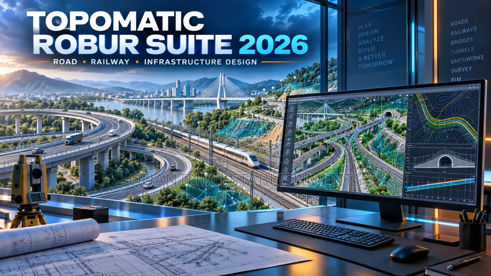 Topomatic Robur Suite 2026 | Road, Railway and Infrastructure Design