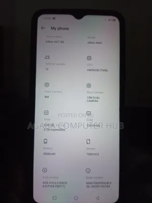 Infinix Hot 30i 128 GB Black