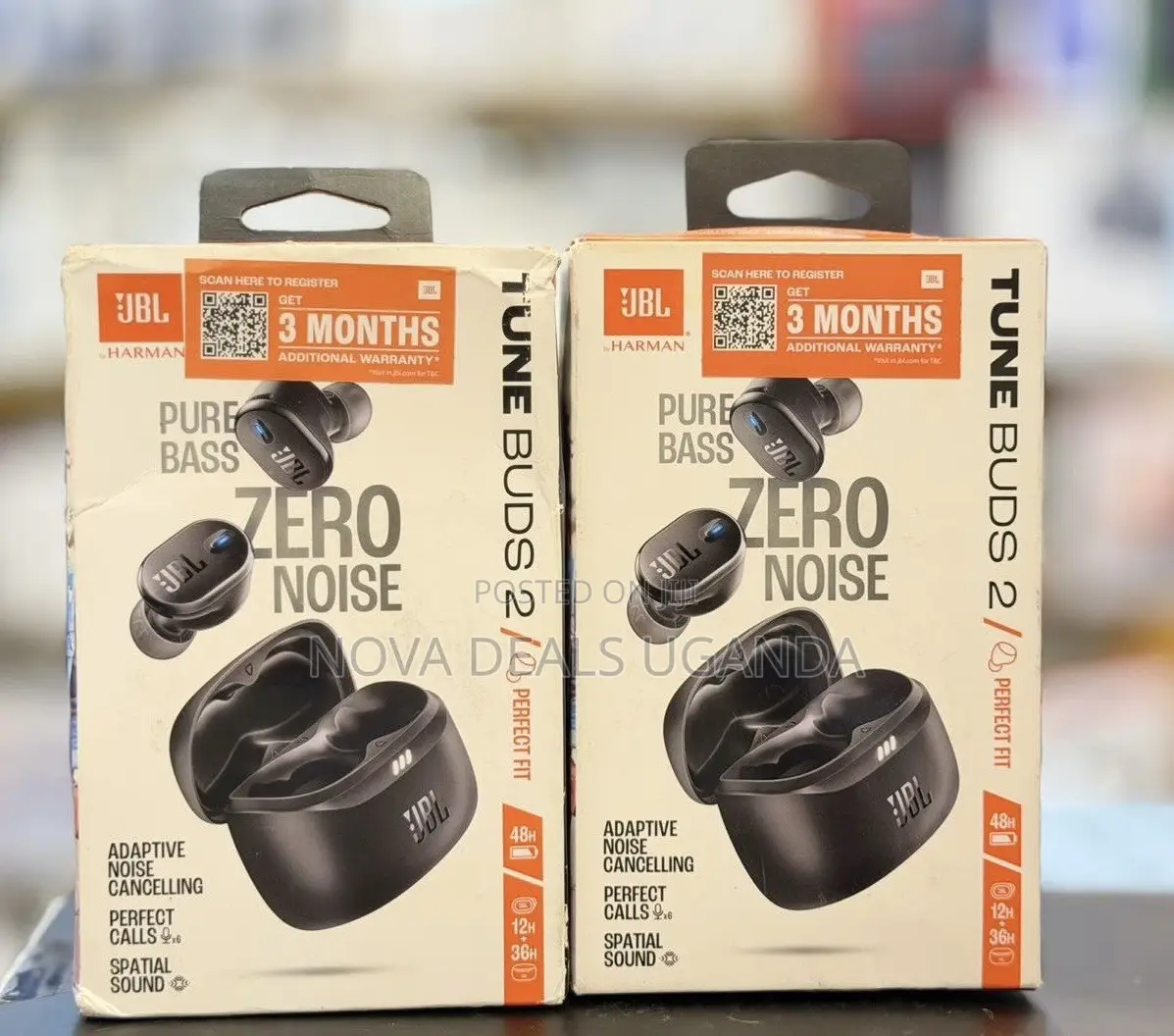 JBL Tune Buds 2 True Wireless Noise Cancellling Earbuds, Pure Bass