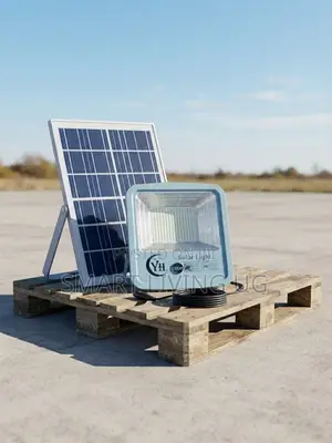 Star White 300W Solar Flood Light – Powerful Outdoor Security Light
