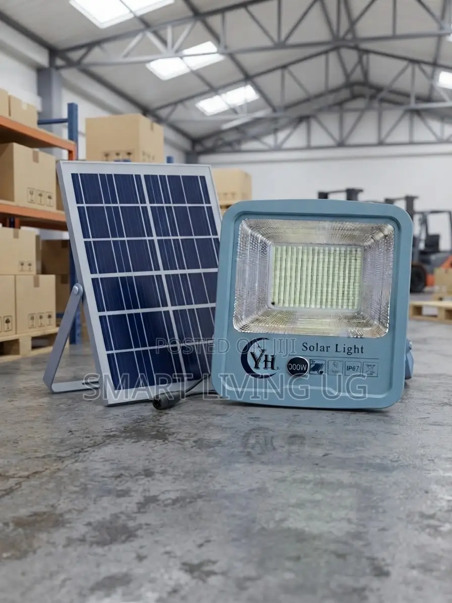 Star White 300W Solar Flood Light – Powerful Outdoor Security Light