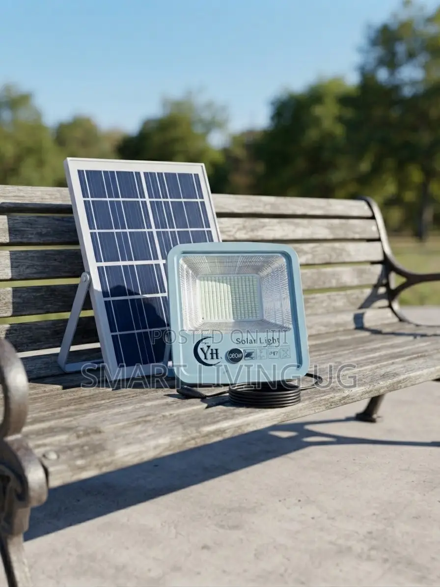 All-Weather Star White 300W Solar Powered Flood Light System