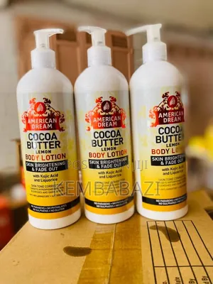 American Dream Cocoa Butter Lemon With Kojic Body Lotion