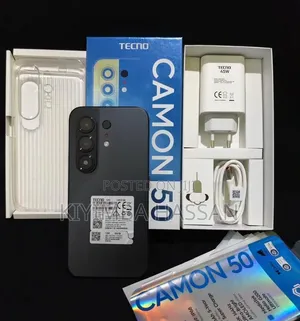 New Tecno Camon 50 256 GB Black