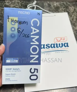 New Tecno Camon 50 256 GB Black