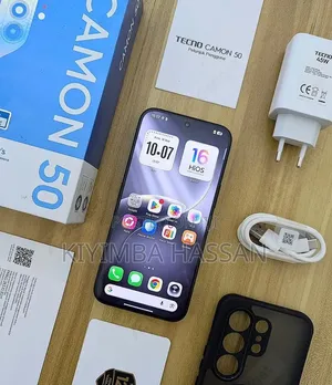 New Tecno Camon 50 256 GB Black