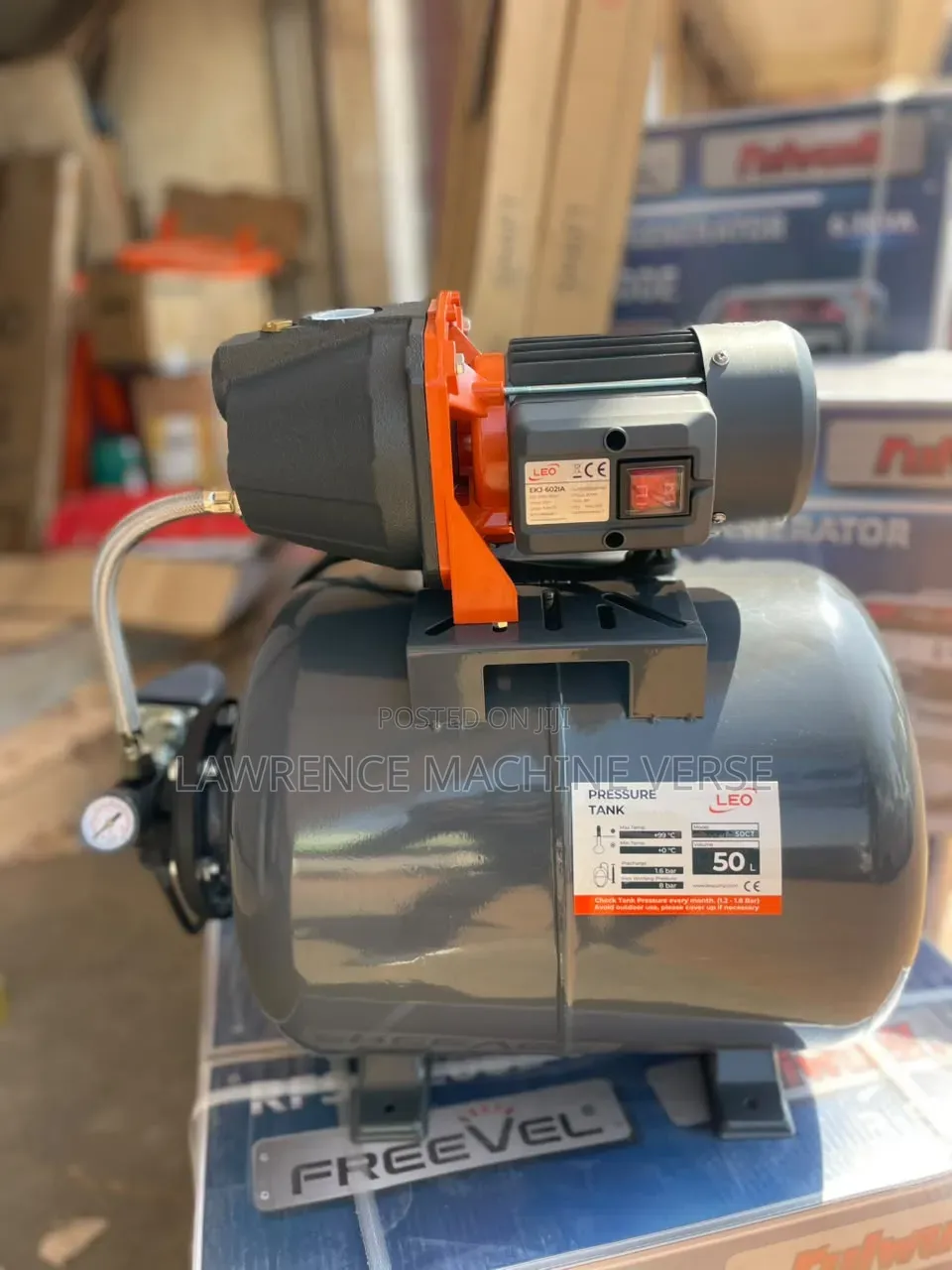 Pressure Tank Booster Pump 50L 35m