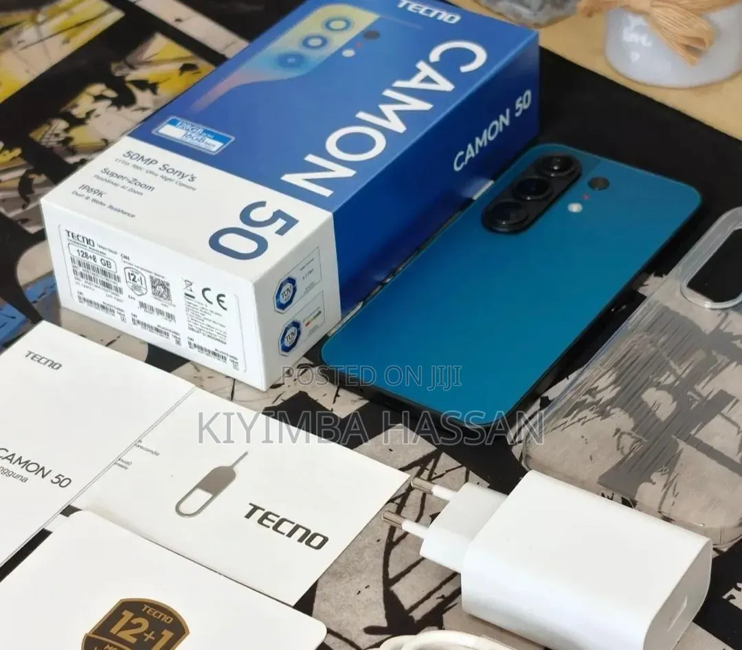 New Tecno Camon 50 256 GB Black
