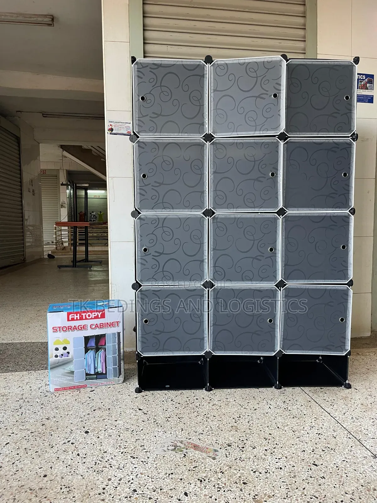 Standard 3 Column Plastic Closets