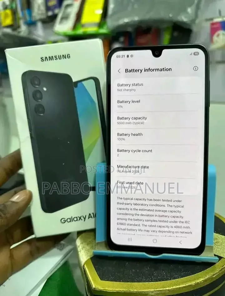 New Samsung Galaxy A16 5G 256 GB Black