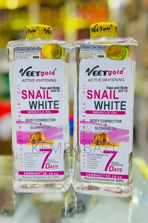 1000ml Snail White Body Corrector Glowing Oil