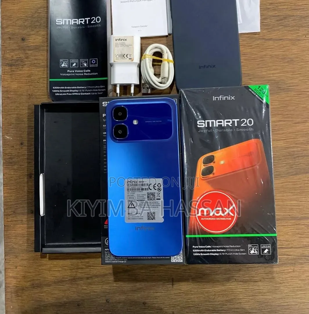 New Infinix Smart 20 128 GB Blue