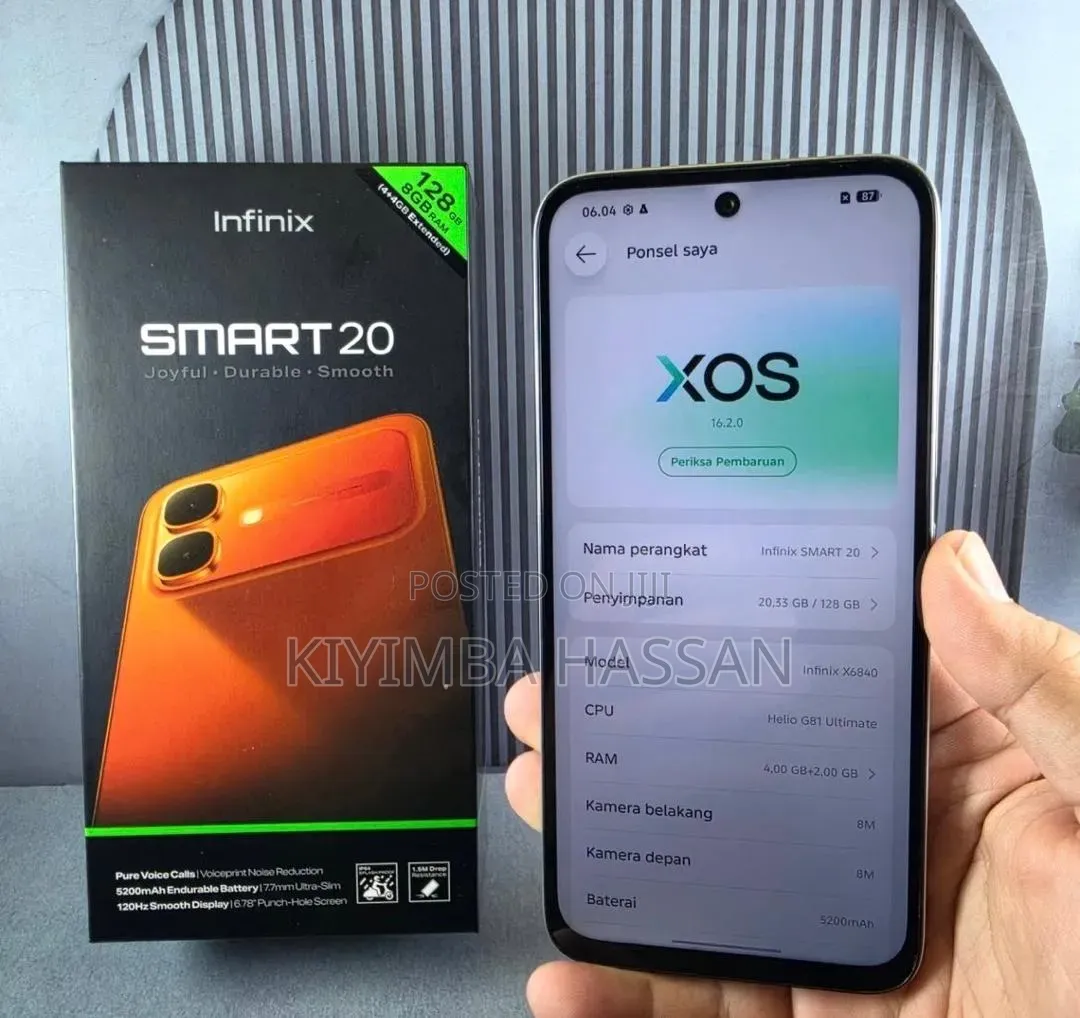 New Infinix Smart 20 128 GB Blue
