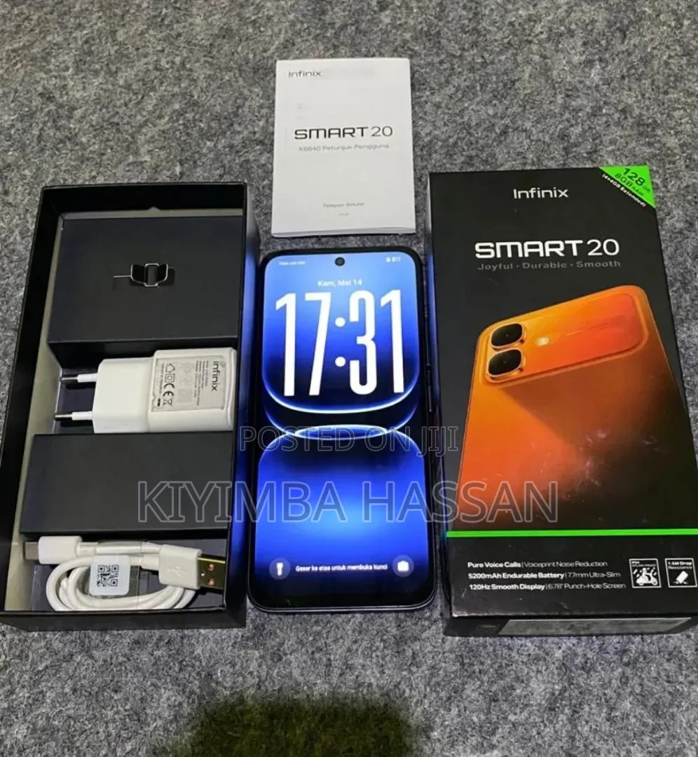 New Infinix Smart 20 128 GB Black