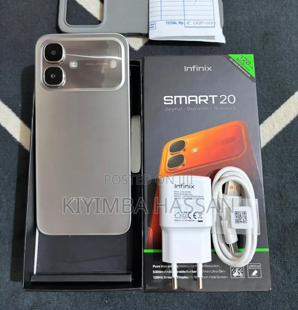 New Infinix Smart 20 128 GB Gray