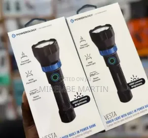 Powerology Vesta Torch Light With Built-in Power Bank