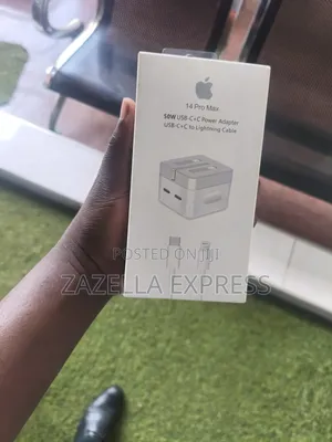 50w Dual USB-C Fast Charger iPhone 14 13 12 11 Pro Max 14