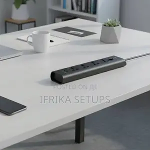 Universal Power Extension With 5 Sockets and 4 USB Charging Ports