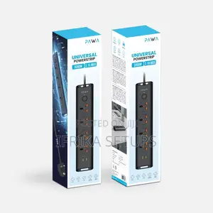 Universal Power Extension With 5 Sockets and 4 USB Charging Ports