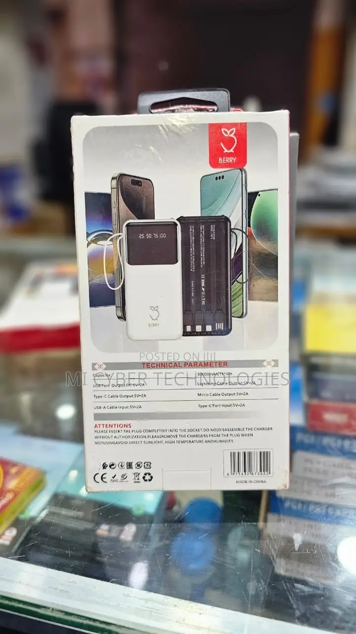 Berry 30000mah Powerbank