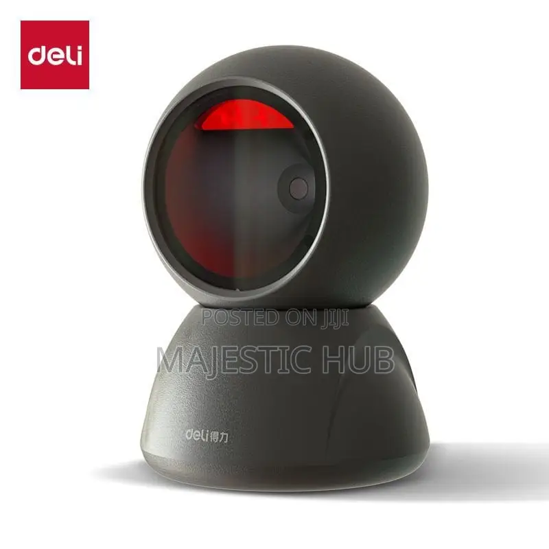 Deli AA500 2D Desk Barcode Scanner – USB Hands-Free 1d/2d QR Reader