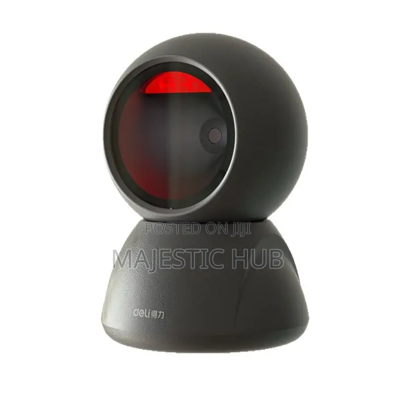 Deli AA500 2D Desk Barcode Scanner – USB Hands-Free 1d/2d QR Reader