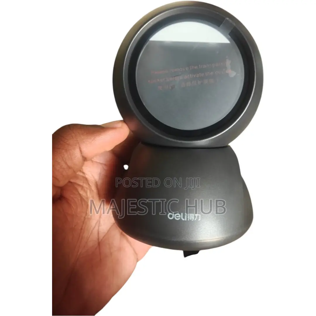 Deli AA500 2D Desk Barcode Scanner – USB Hands-Free 1d/2d QR Reader