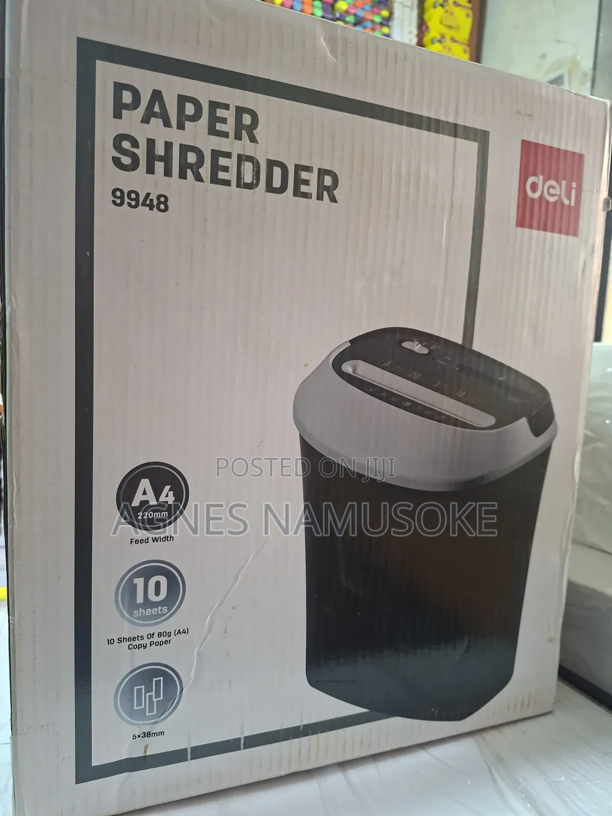 Paper Shredder 10 Sheets Deli