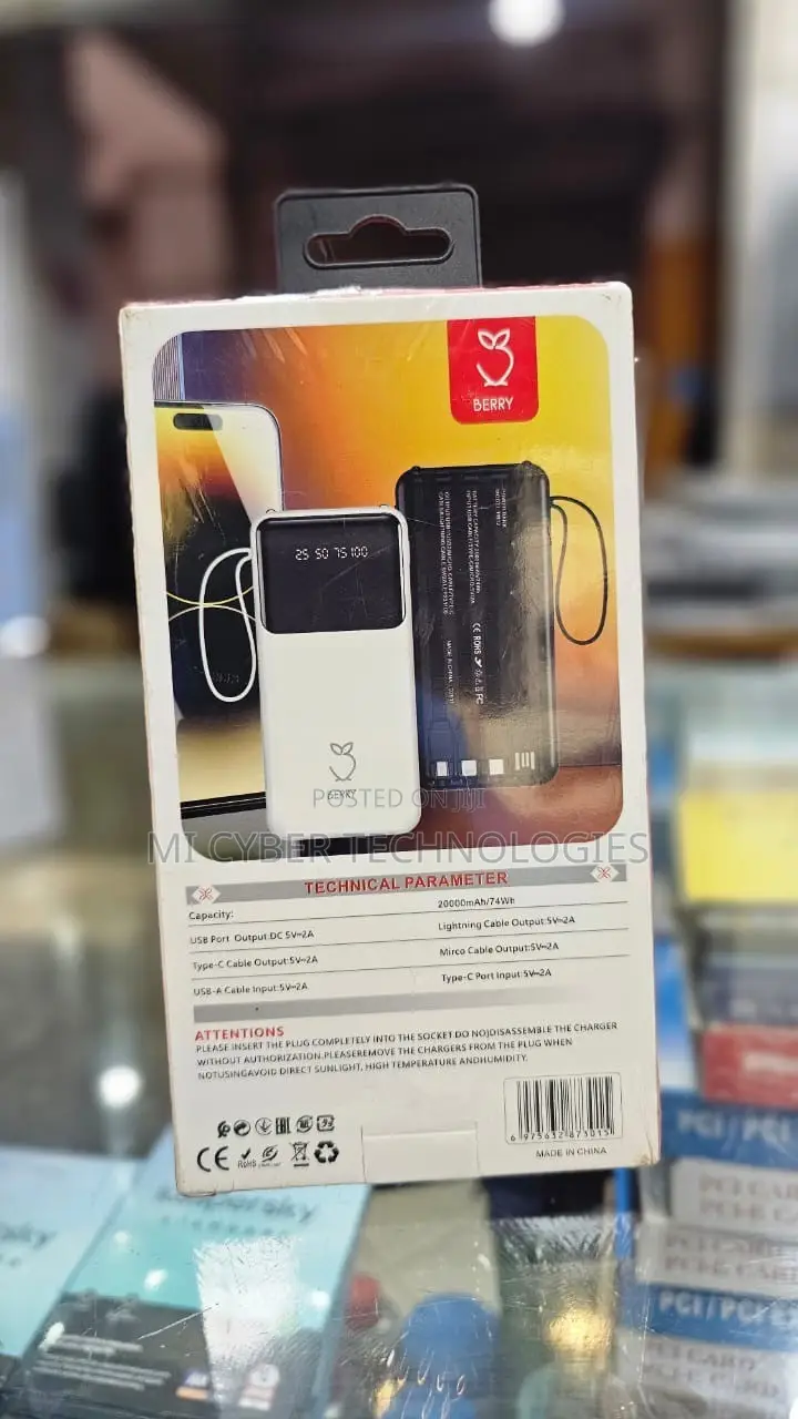 Berry 20000mah Power Bank