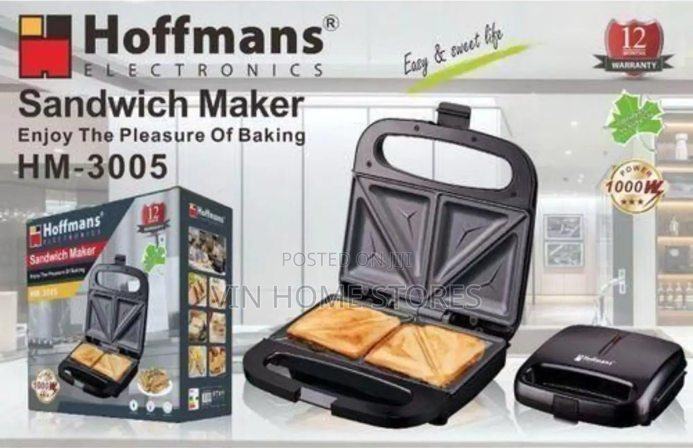 Sand Wich Maker Hoffmans HM-3005